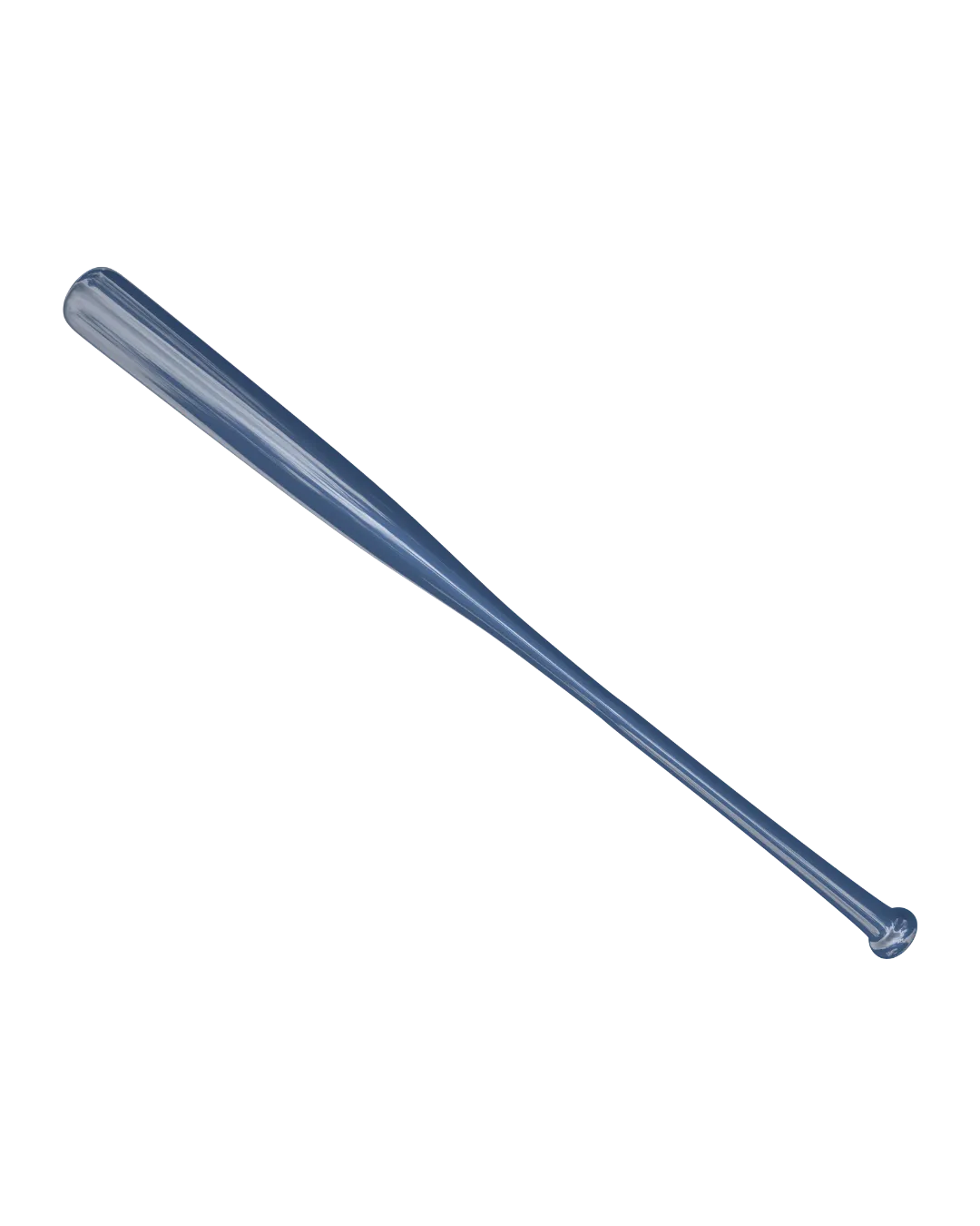 A metal baseball bat